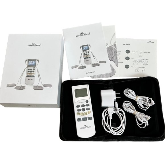 Easy @ Home Rechargeable TENS Electronic Pulse Massager - Picture 1 of 2